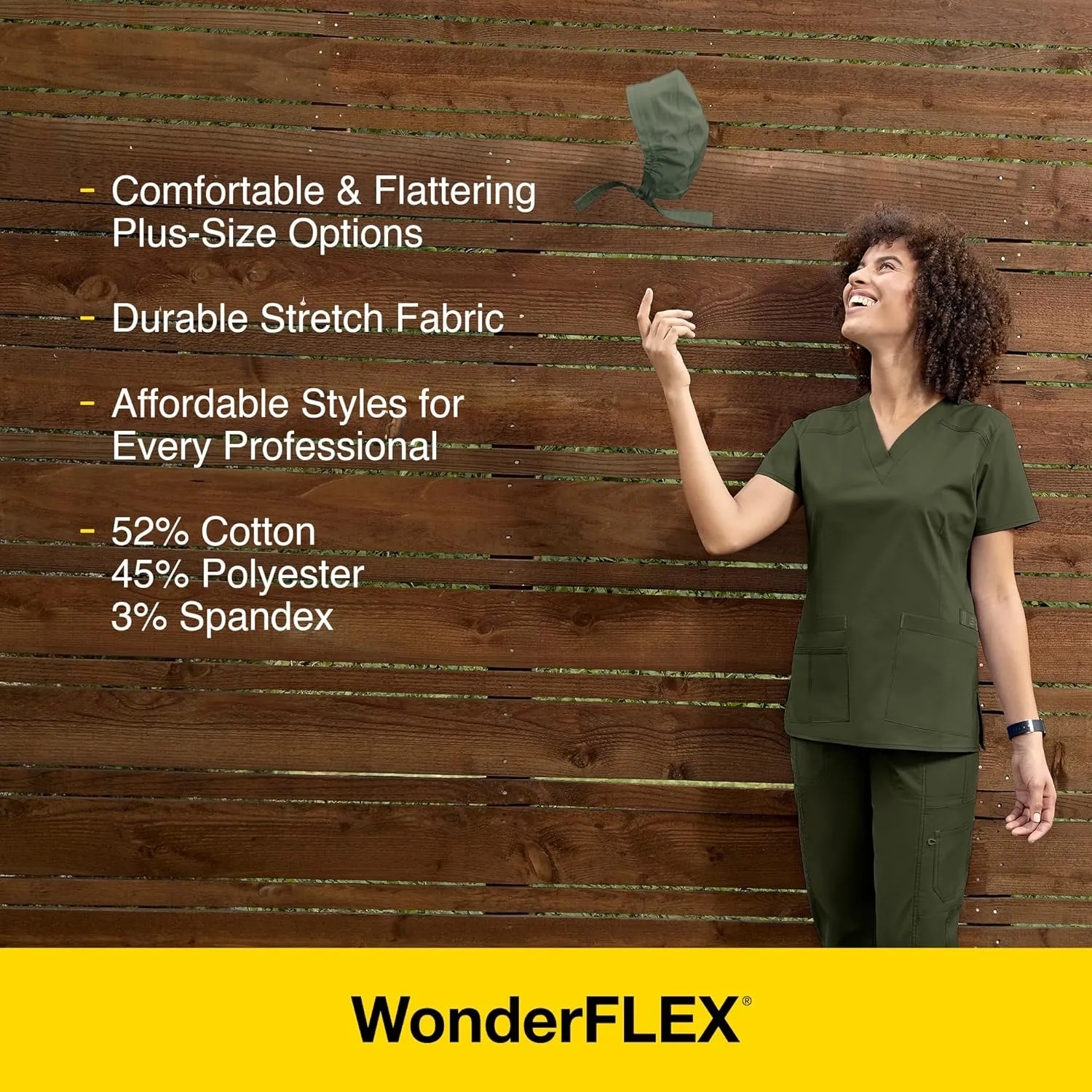 WonderWink Women's Wonderflex Verity Scrub Top