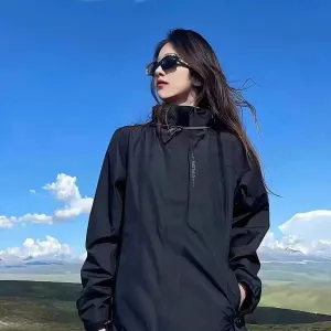 xakxx-Autumn Outdoor Storm Jacket Women Men Winter Detachable 2pcs Fleece&Thicken Warm Waterproof  Windproof Jacket Plus Size 5XL 4XL