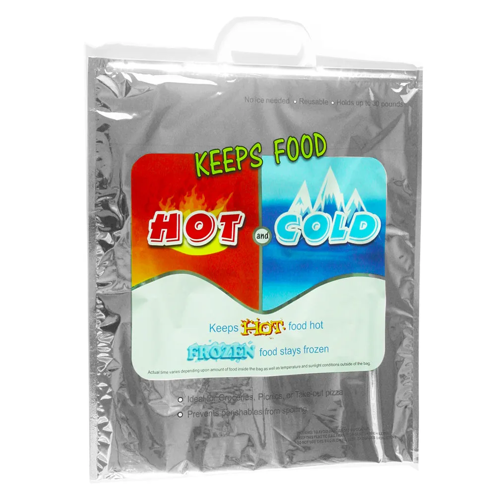 XLarge Hot Cold Bag Insulated Thermal Cooler Grocery Size Food Storage Carry Bag