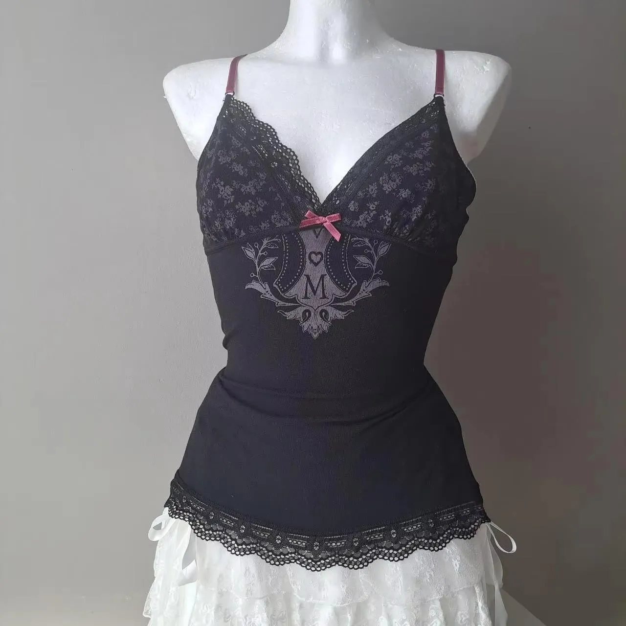 Y2k Cheetah Tops Spaghetti Strap Tops Emo Coquette Cropped Top Grunge 2000s Vintage Camisole Leopard Print