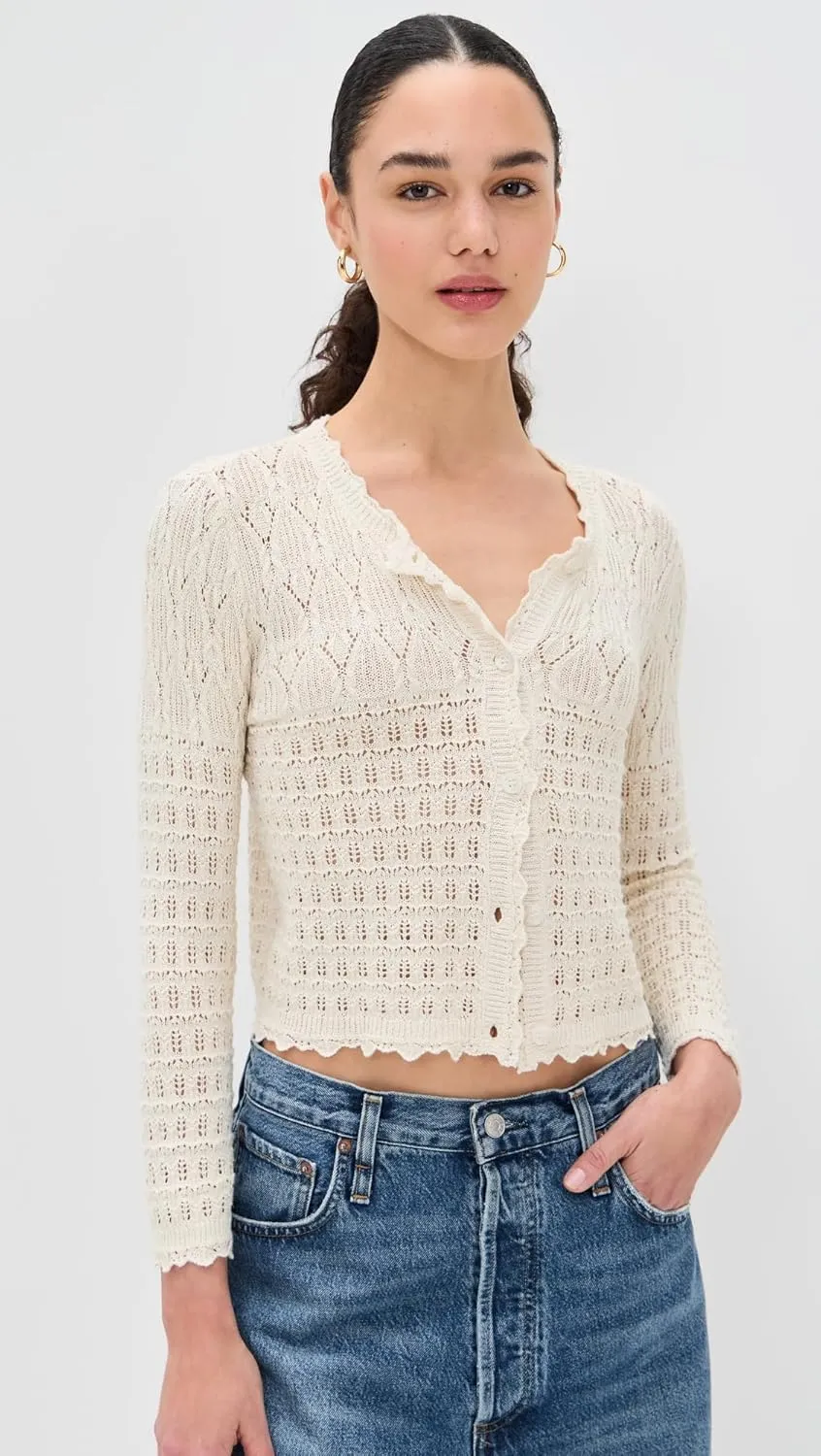Z SUPPLY Women's Cardi Crochet Top