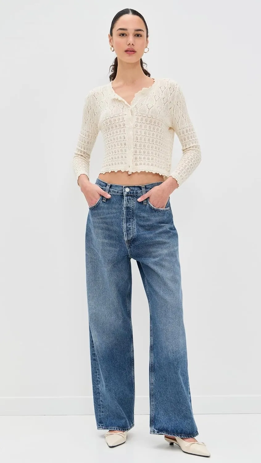 Z SUPPLY Women's Cardi Crochet Top