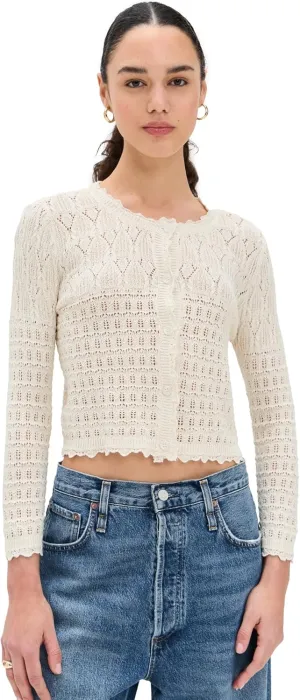 Z SUPPLY Women's Cardi Crochet Top