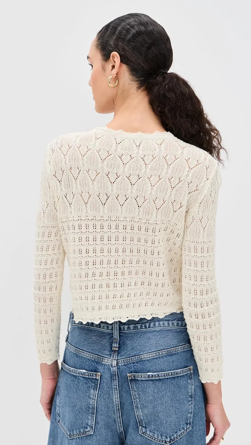 Z SUPPLY Women's Cardi Crochet Top