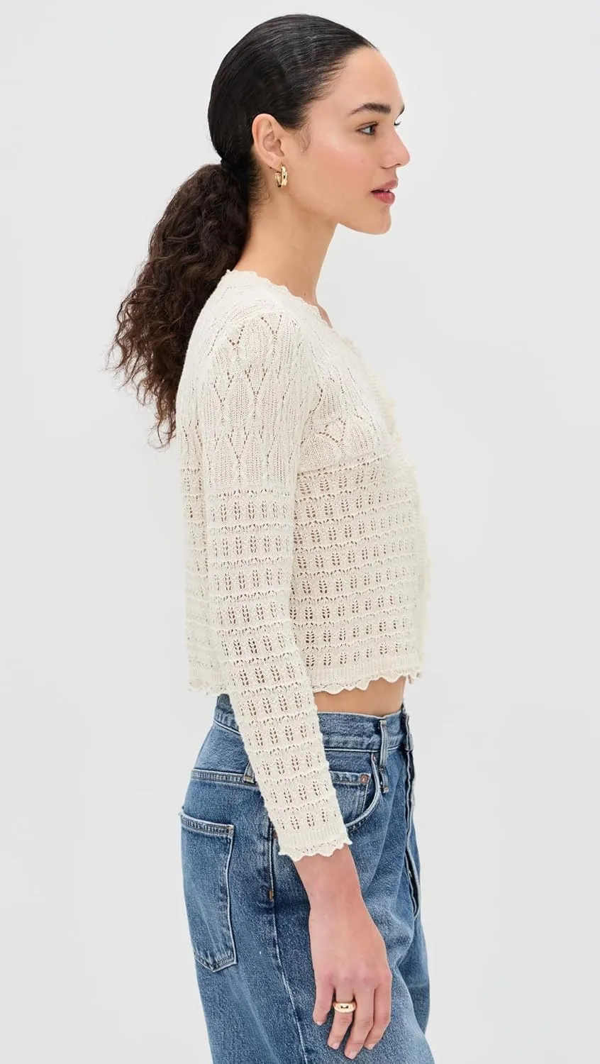 Z SUPPLY Women's Cardi Crochet Top