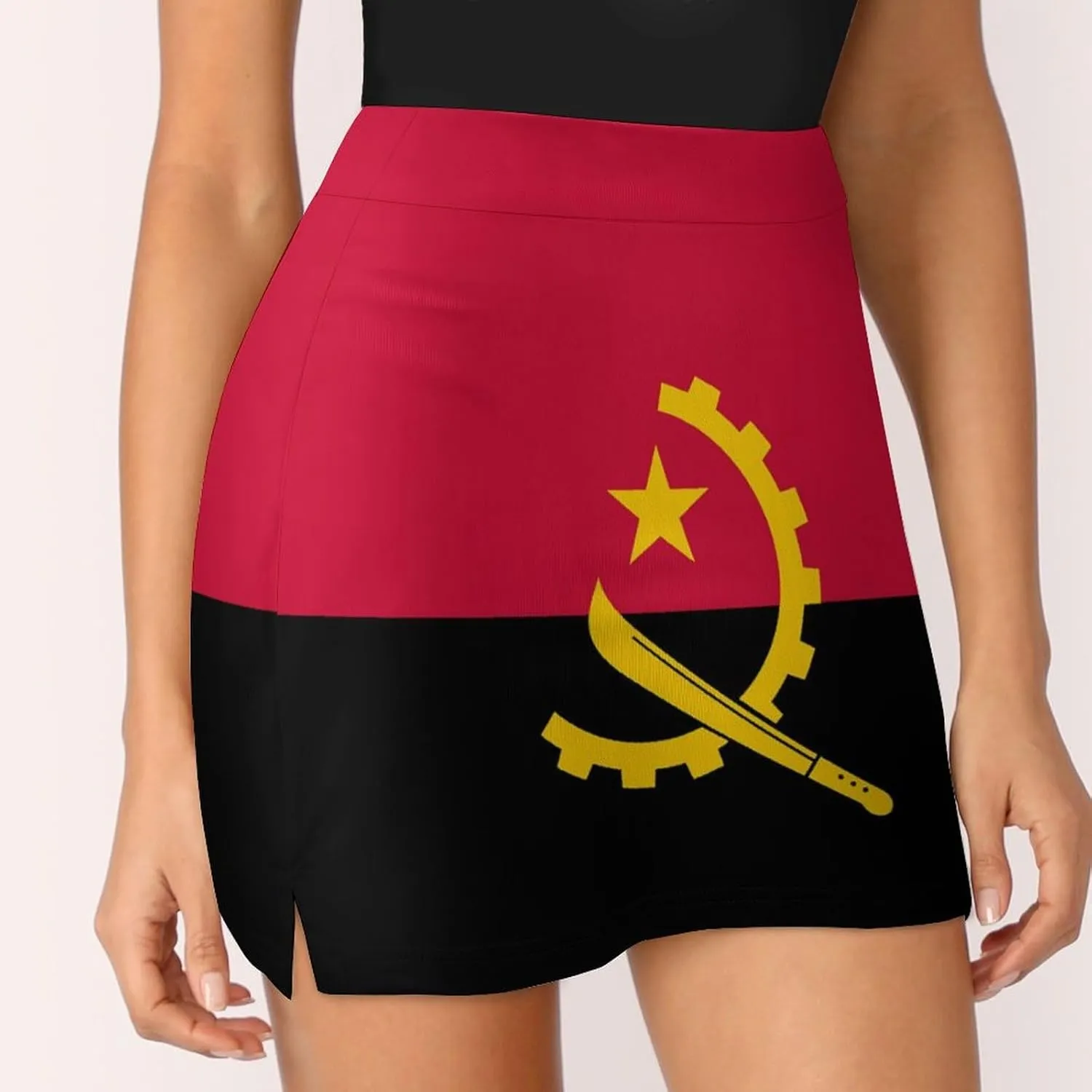 Zakqeik Womens Short Skirt Scotland Flag Golf-Skirts Loose Mini Skirt High Waist Workout Skort