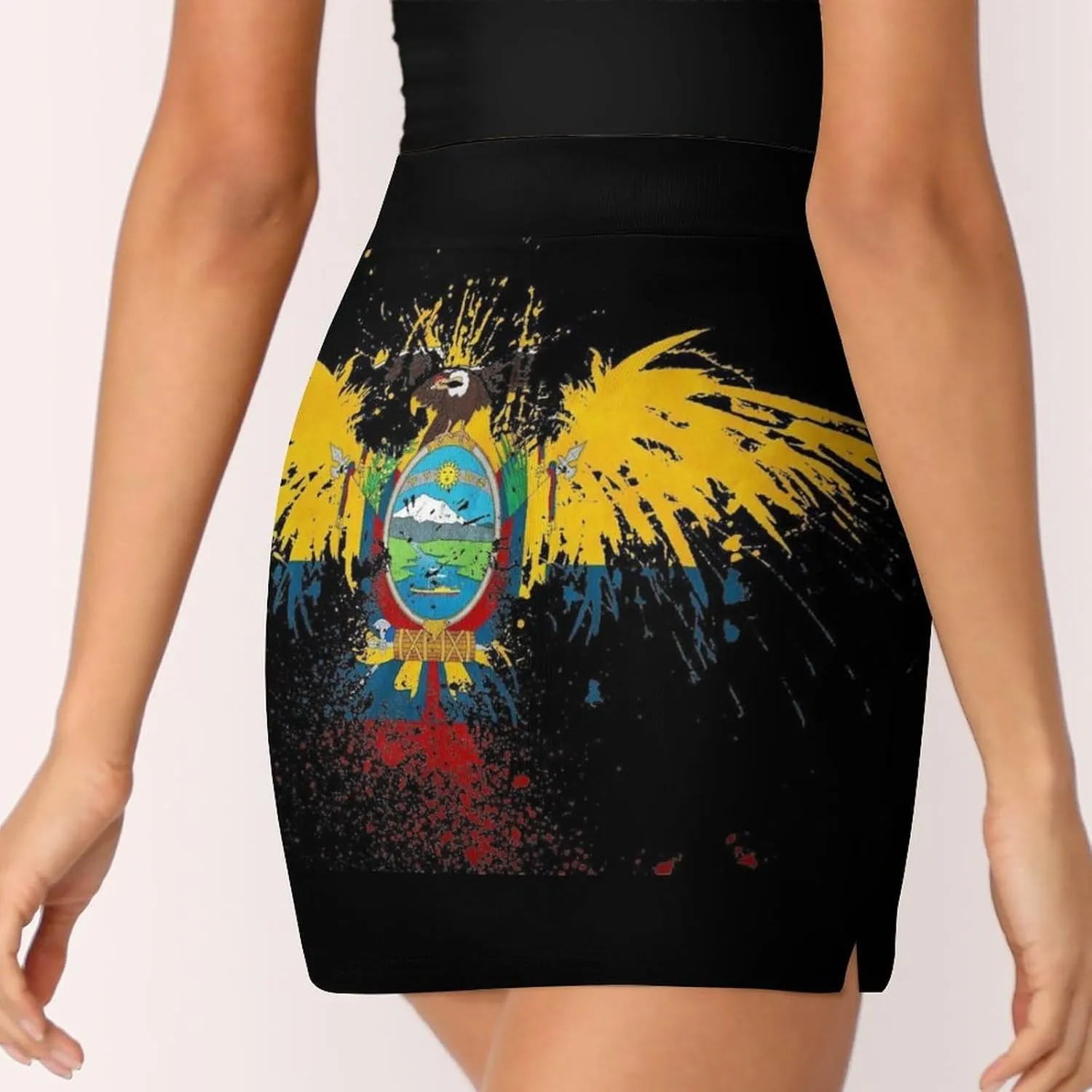 Zakqeik Womens Short Skirt Scotland Flag Golf-Skirts Loose Mini Skirt High Waist Workout Skort