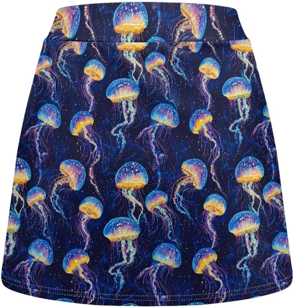 ZFRXIGN Athletic Skorts for Women XS-3XL High Waist Golf Skirt with Shorts Summer Skorts with Pocket